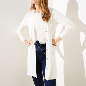 Not for sale loft white cardigan